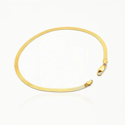 18K Gold Flat Screw Bracelet