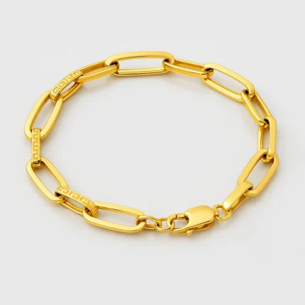 18K Gold Greek-Link Bracelet