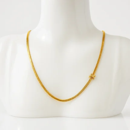 Luxe Serpent 18K Gold Chain